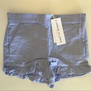 NWT Janie and Jack chambray shorts